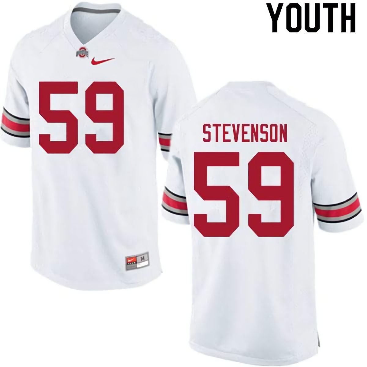 Zach Stevenson Ohio State Buckeyes Youth NCAA #59 Nike White College Stitched Football Jersey LDB1456QK